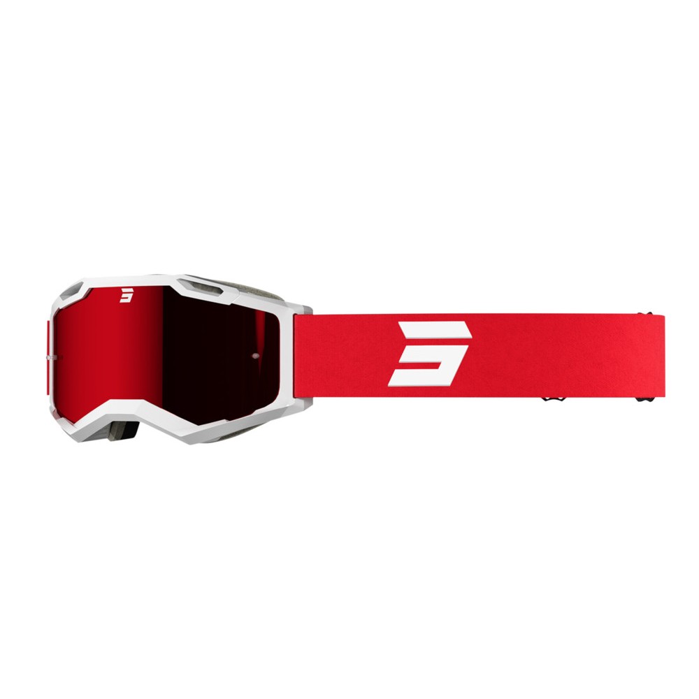 Masque Shot Iris 2.0 Tech Blanc Rouge