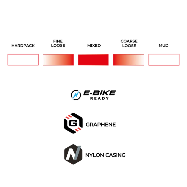 VITTORIA Mazza 29x2.4 Trail Graphene 2.0 Tubeless Ready Soft Black -rengas VITTORIA Mazza 29x2.4 Trail Graphene 2.0 Tubeless Ready Soft Musta -rengas