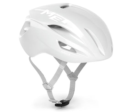 MET MANTA MIPS Absolute White Limited Edition Road kypärä
