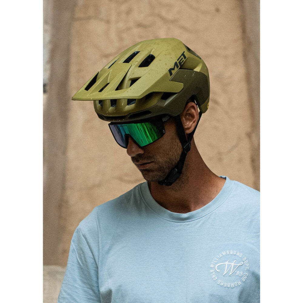 MET REVO MIPS MTB-kypärä Sininen/vihreä