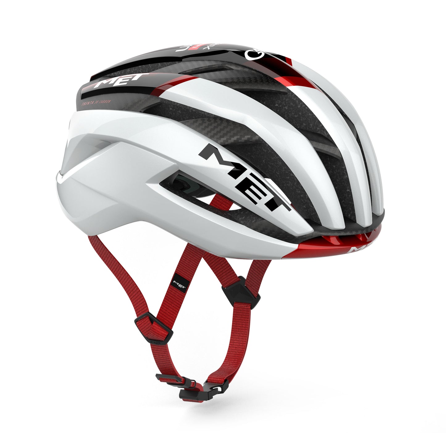 MET TRENTA 3K CARBON UAE TEAM EMIRATES -XRG 2026 Kypärä valkoinen