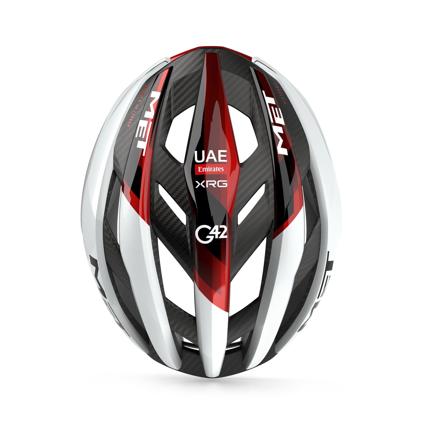 MET TRENTA 3K CARBON UAE TEAM EMIRATES -XRG 2026 Kypärä valkoinen