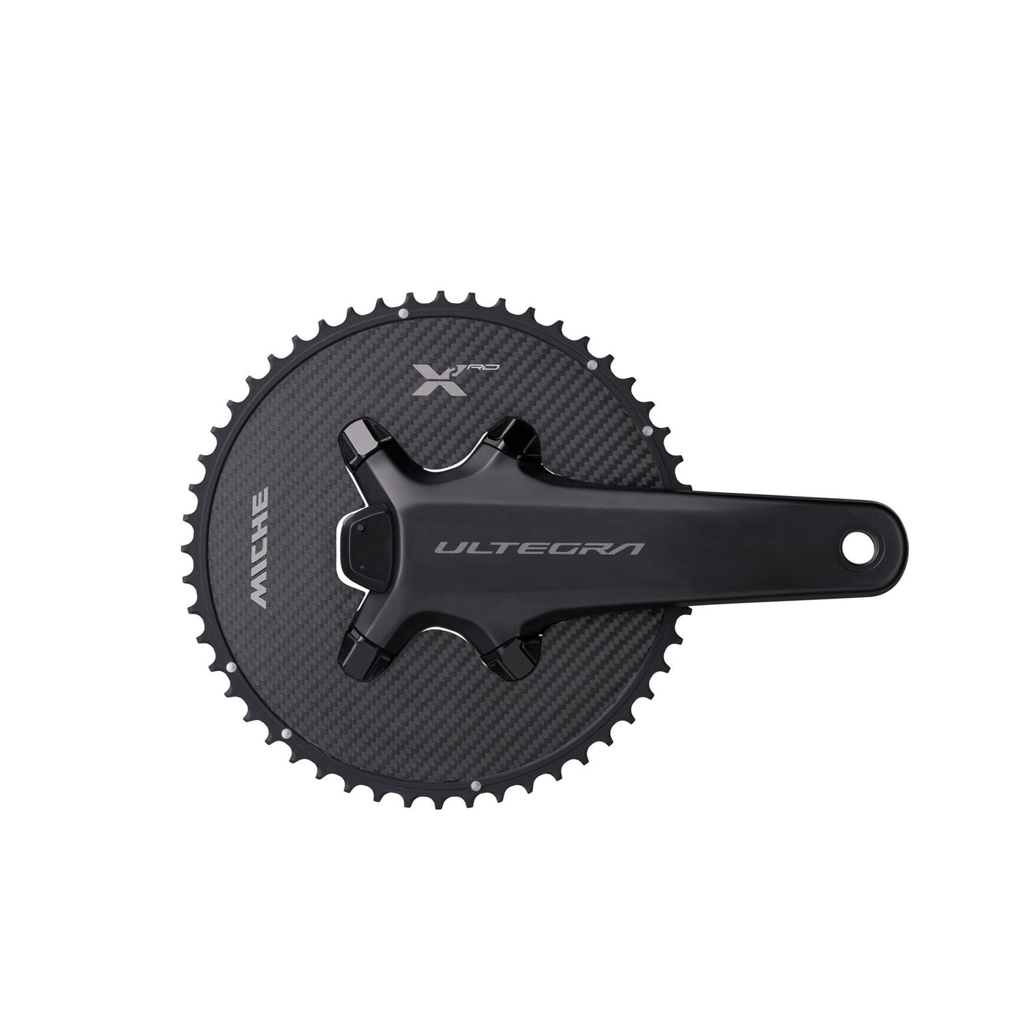 MICHE X2 RD R81 12V ulkoinen ketjupyörä Shimano R8100:lle, jossa on virta-anturi.