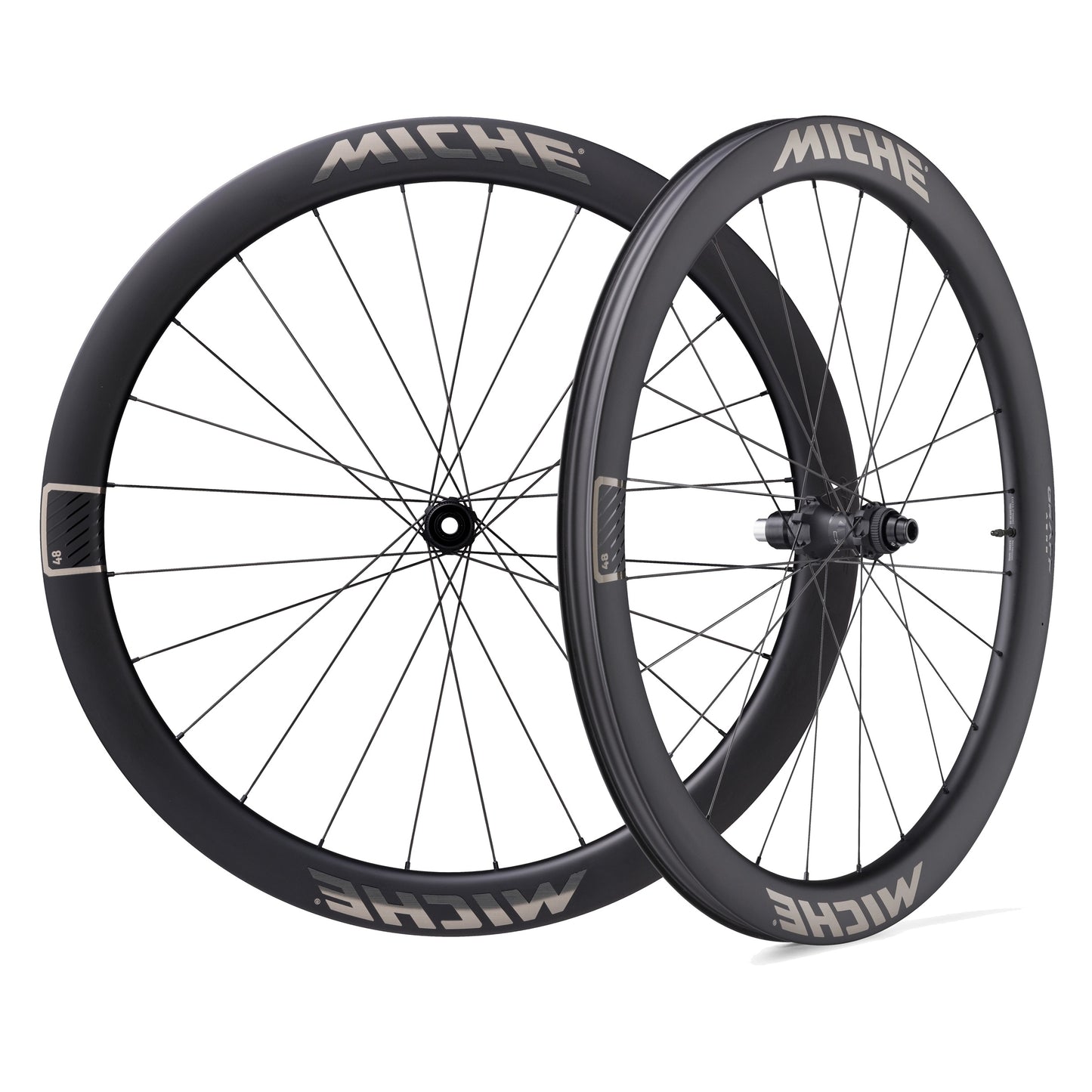 Pari MICHE GRAFF AERO 48 Tubeless Ready -pyörää (keskuslukko)