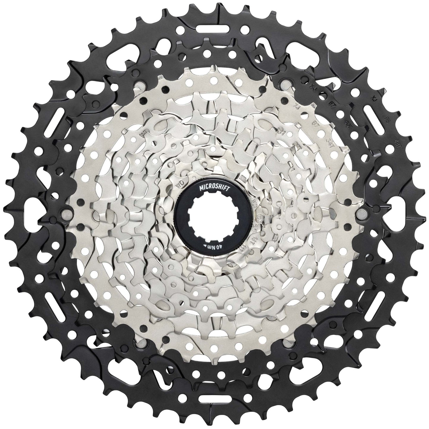 MICROSHIFT ADVENT MX Musta E-sarjan 10V kasetti