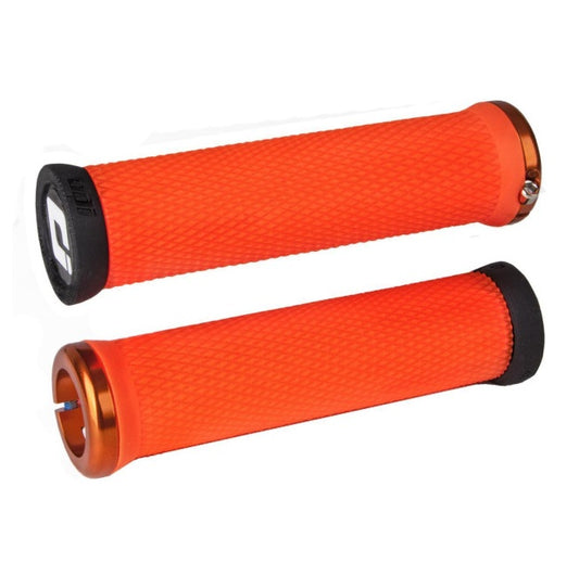 ODI ELITE MOTION V2.1 Lock-on 130 mm kahvat Oranssi