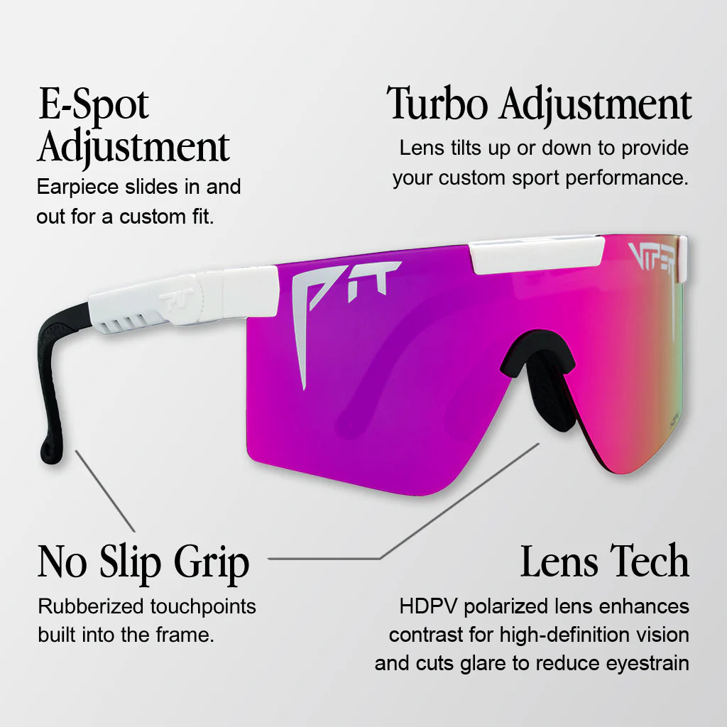 PIT VIPER THE FIRECRACKER ORIGINAL WIDE HDPV Polarisoidut suojalasit Sininen