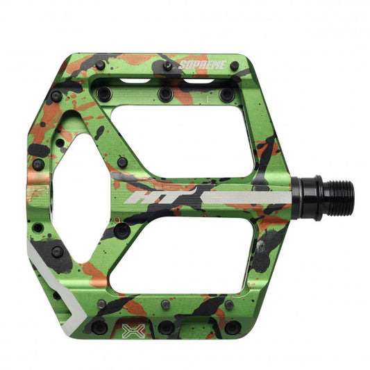 HT COMPONENTS ANS10 Camo Green litteät polkimet