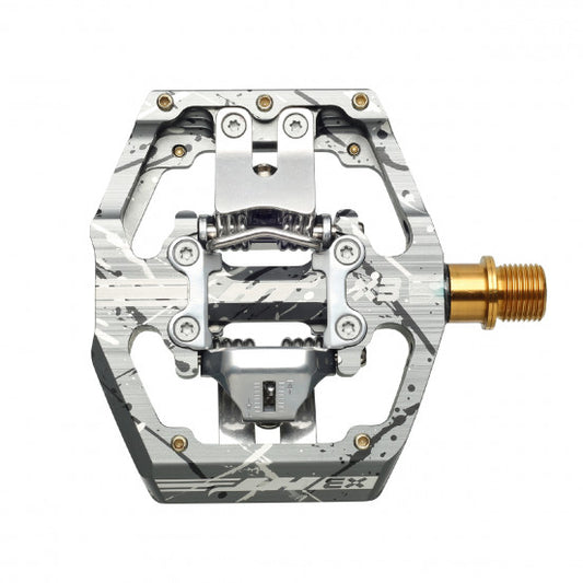 HT COMPONENTS X3 Titanium Camo Grey pedaalit