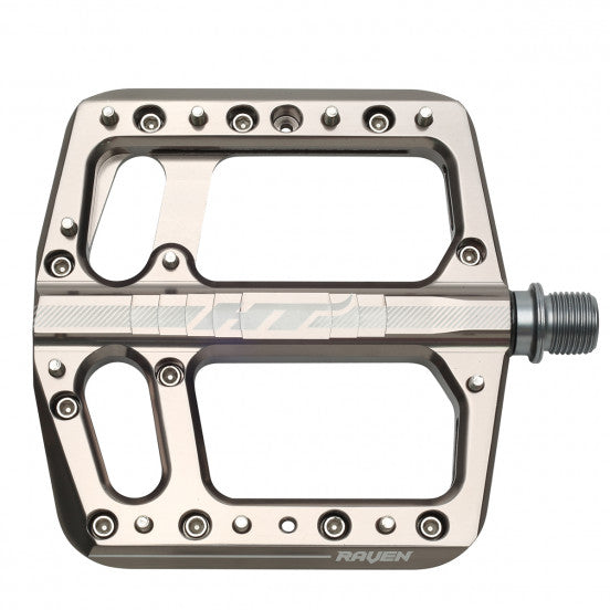 HT COMPONENTS ANS 12 harmaat litteät polkimet