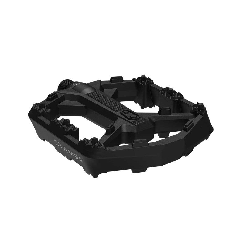 CRANKBROTHERS STAMP 0 Leveät litteät polkimet musta