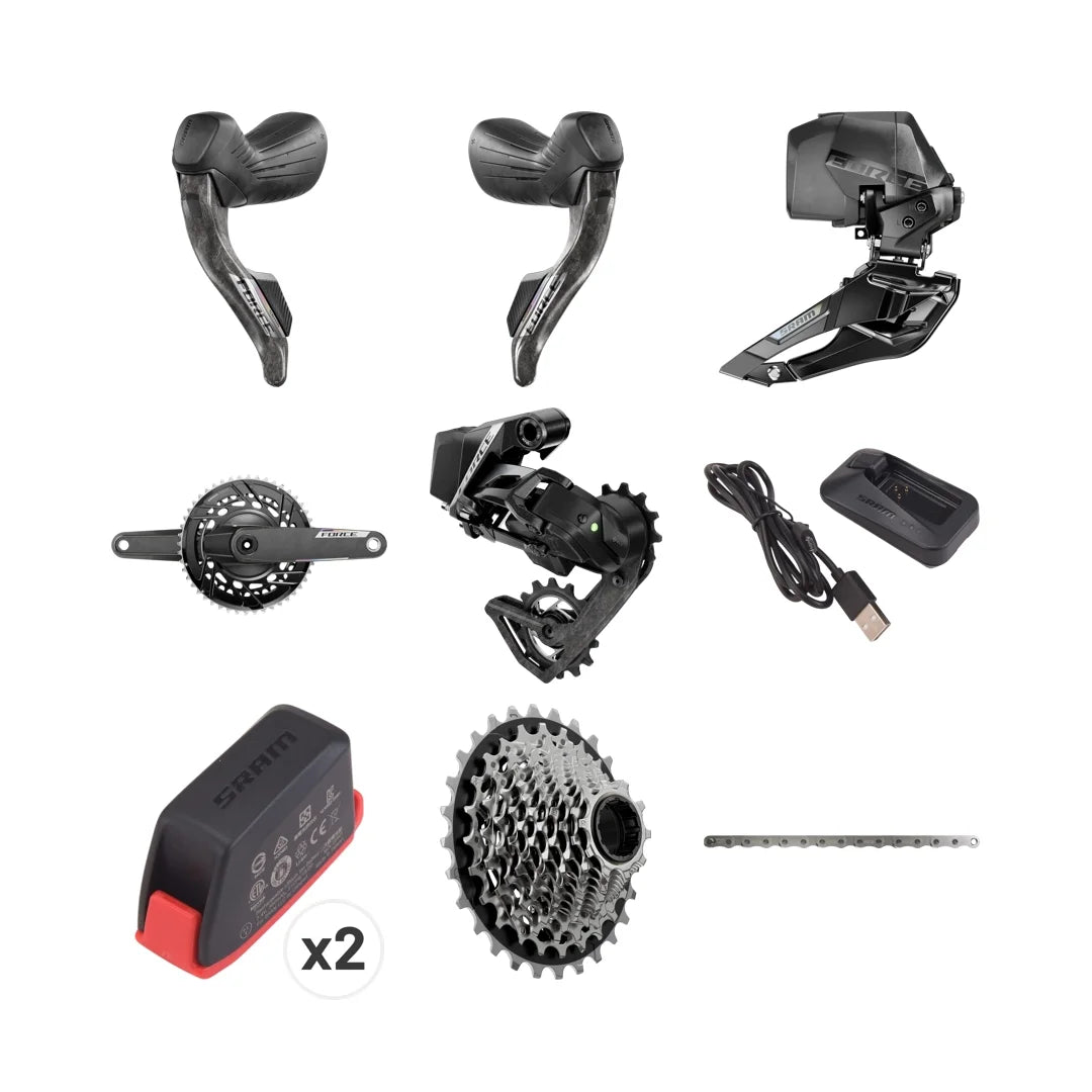 SRAM FORCE AXS E1 2x12V tehoanturipaketti