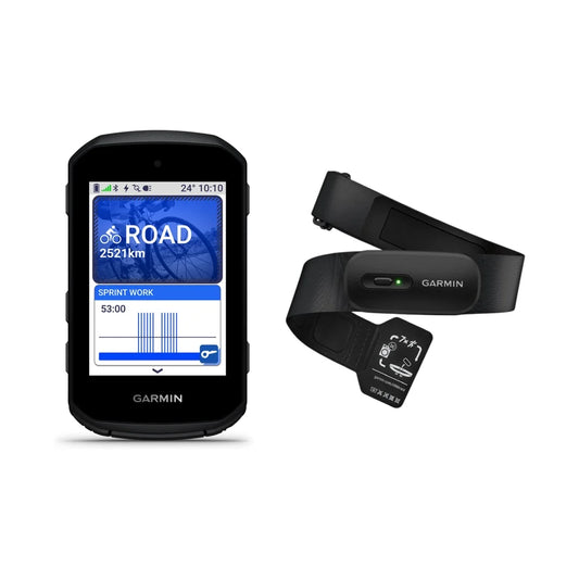 GARMIN EDGE 550 GPS + GARMIN HRM 200 Cardio Belt -vyösi hintaan 1 € lisää.