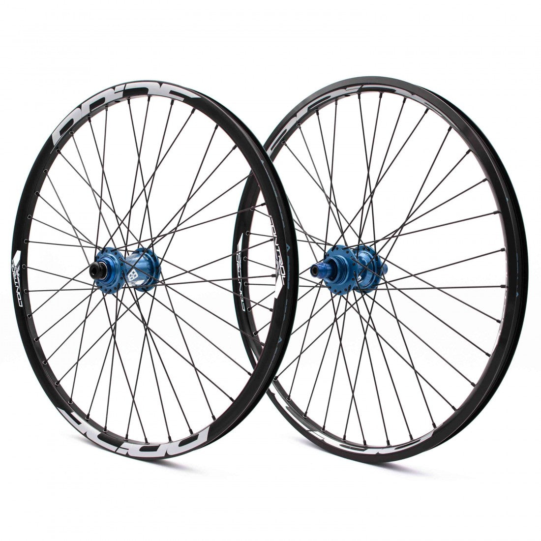 PRIDE 24" (507mm) Control V1 Disc -pyöräpari Akselit 20/10mm Sininen