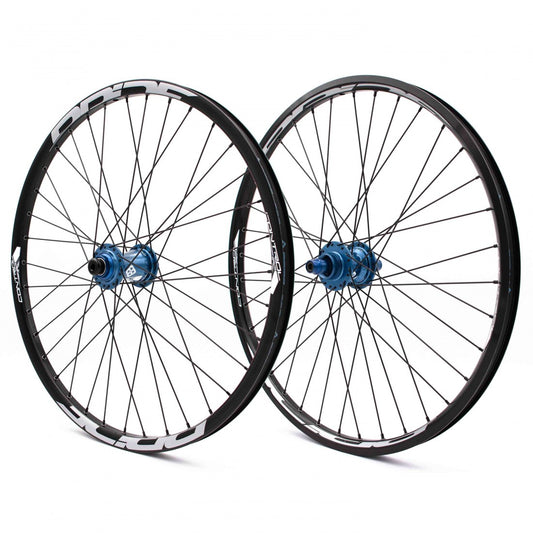 PRIDE 24" (507mm) Control V1 Disc -pyöräpari Akselit 20/10mm Sininen