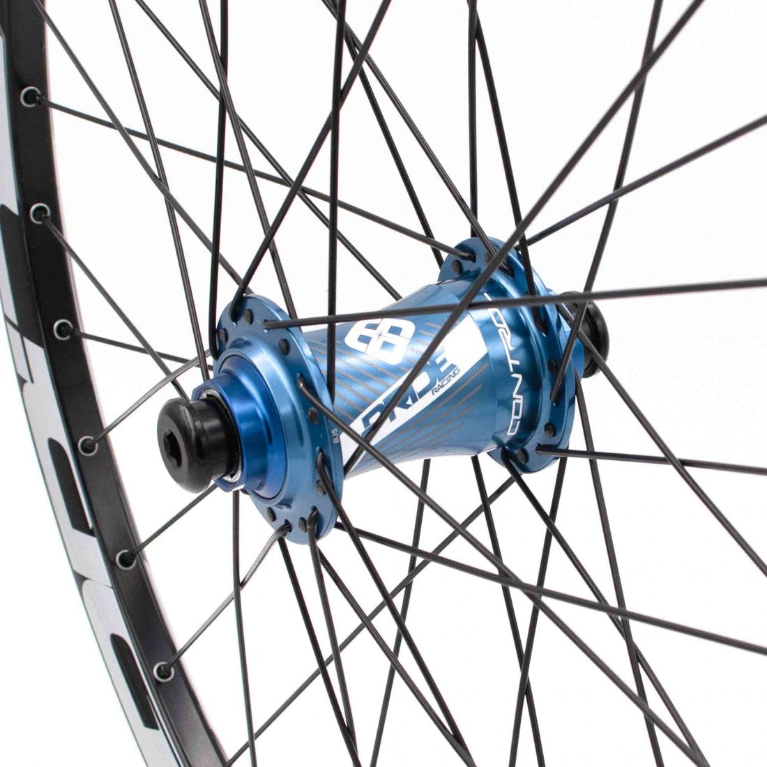 PRIDE 24" (507mm) Control V1 Disc -pyöräpari Akselit 20/10mm Sininen