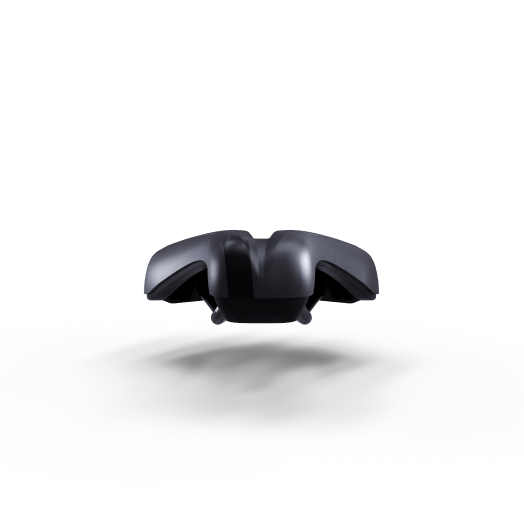 PRO Stealth Aero Satula 132mm Ruostumattomasta teräksestä valmistetut kiskot Musta