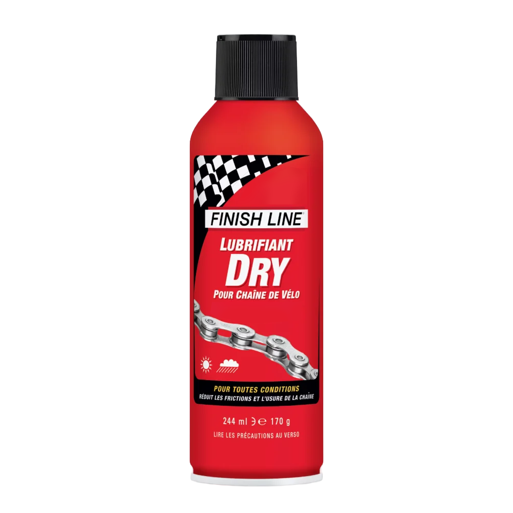 Ketjuvoiteluaine FINISH LINE DRY LUBE Teflon - kaikkiin olosuhteisiin – aerosoli (244 ml)