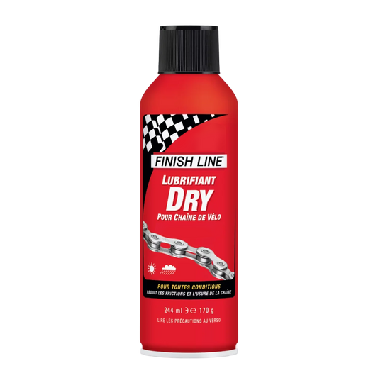 Ketjuvoiteluaine FINISH LINE DRY LUBE Teflon - kaikkiin olosuhteisiin – aerosoli (244 ml)