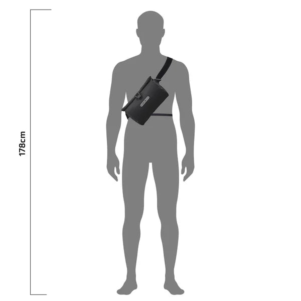 ORTLIEB VELO SLING FLEX ohjaustankolaukku 2,5 L musta