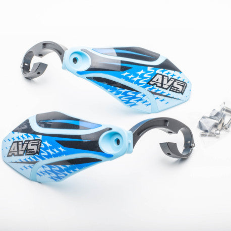 Käsisuojus AVS KIT DECO Alu Leg vaaleansininen/musta