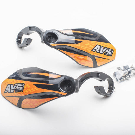 AVS KIT DECO käsisuojus Alu jalka oranssi/musta