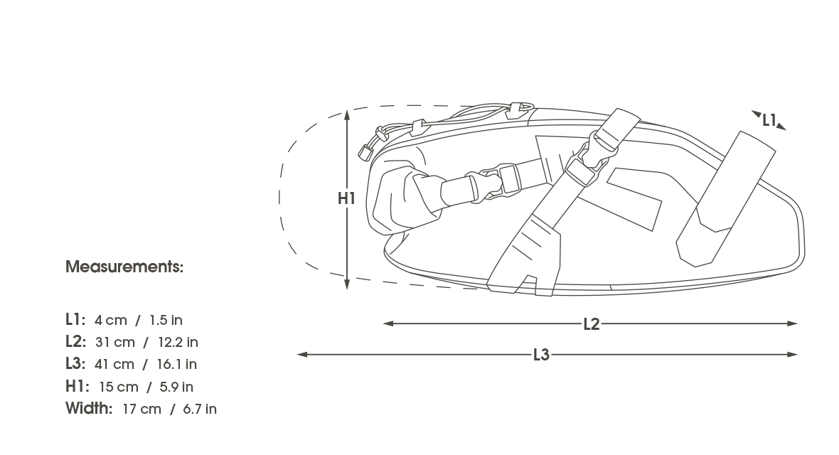 APIDURA EXPEIDITION SATTELIPAKKAUS 9 L Musta