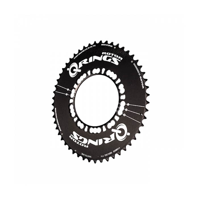 Ulkona soikea 10V/11V ROTOR Q-RINGS AERO 110mm 5 reikää