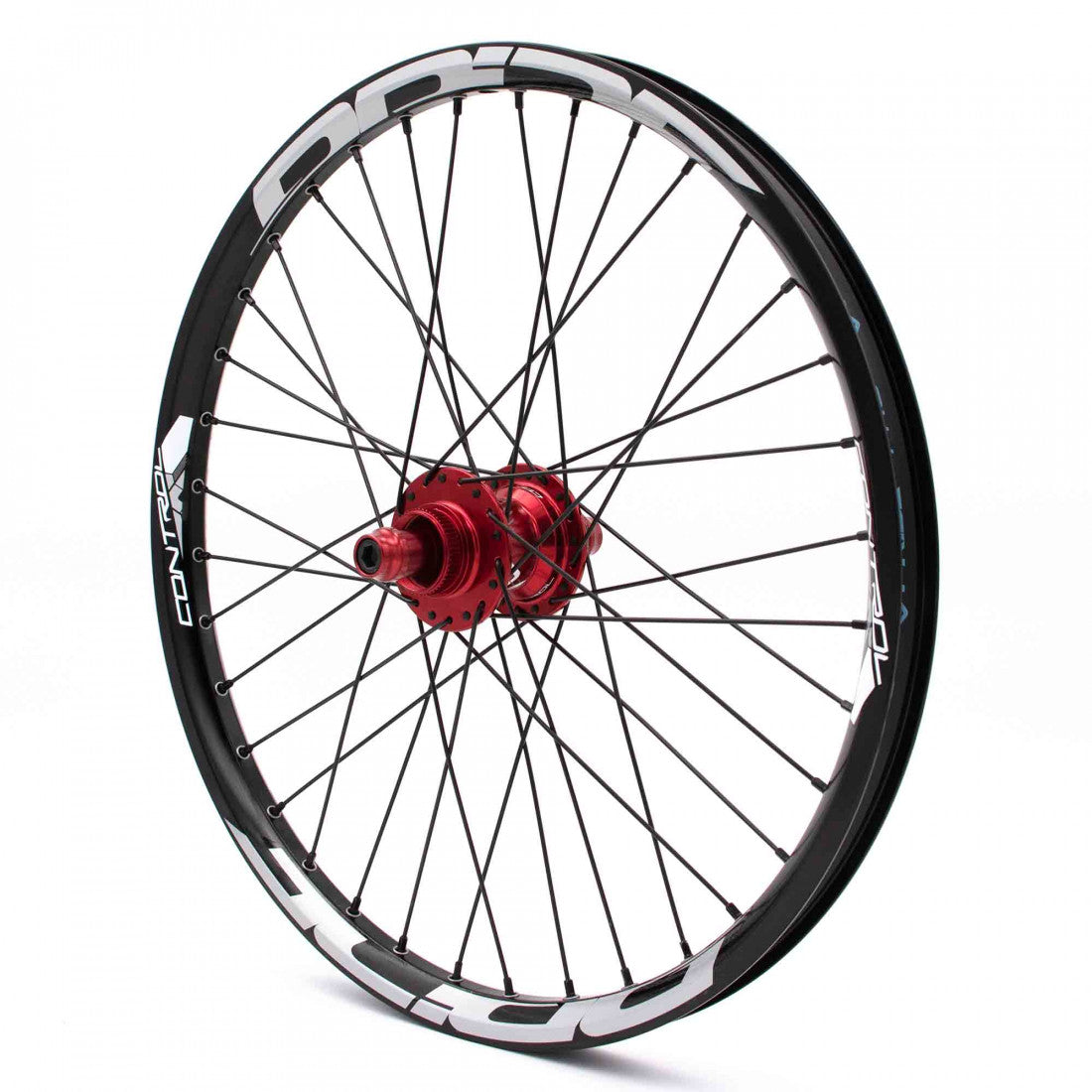 Pyöräpari PRIDE 20" (406mm) Control V1 Disc Akselit 20/10mm Punainen