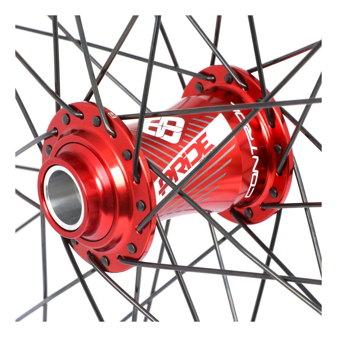 Pyöräpari PRIDE 24" (507mm) Control V1 Disc Axes 20/10mm Punainen