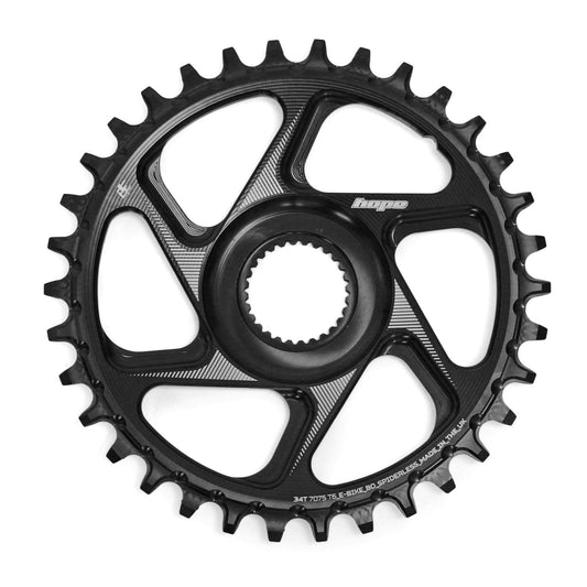 Plateau Mono HOPE R22 9/10/11/12V Suora asennus E-Bike BOSCH Musta
