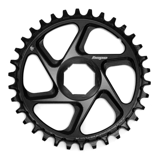 Mono HOPE R22 ketjupyörä 9/10/11/12V Direct Mount E-Bike BROSE Musta