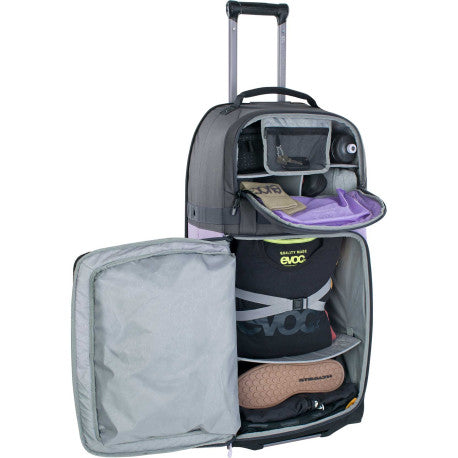 EVOC WORLD TRAVELLER 125 L matkalaukku musta/violetti