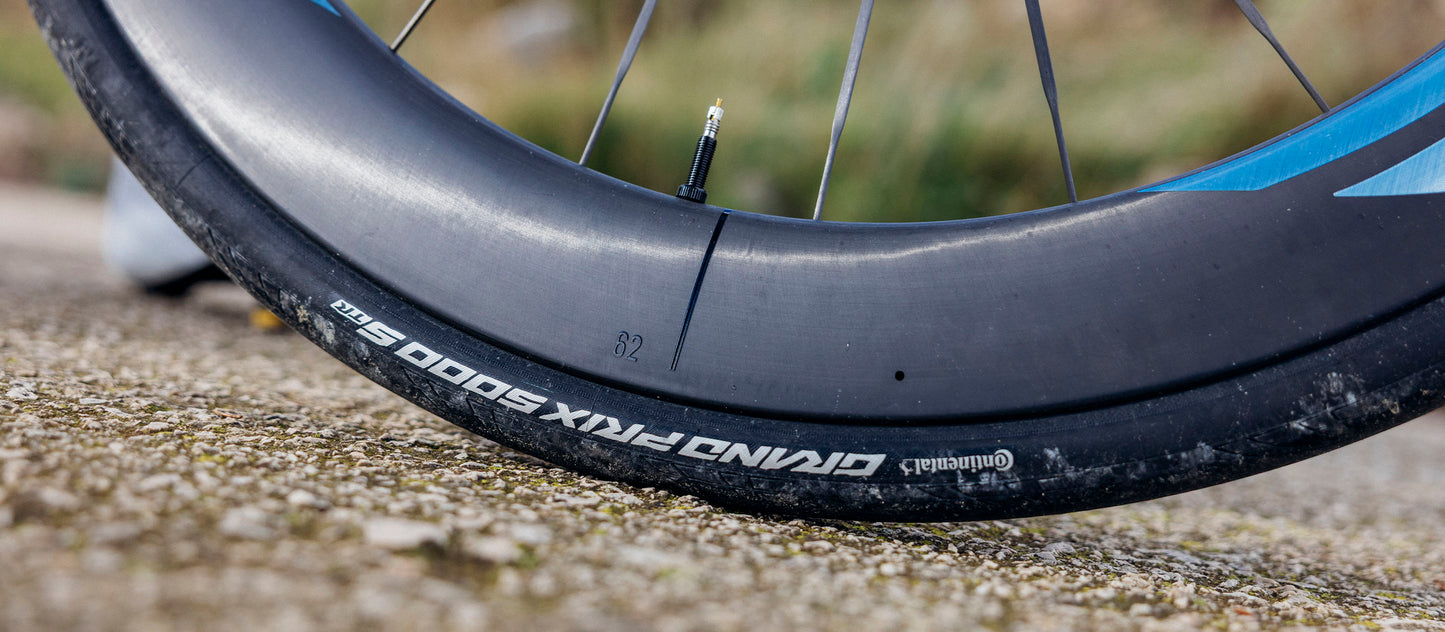 Pari MICHE DEVA RD 52 Tubeless Ready pyörät (Center Lock) hopea