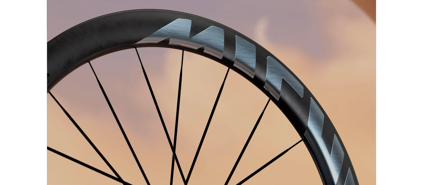 Pari MICHE DEVA RD 52 Tubeless Ready pyörät (Center Lock) hopea