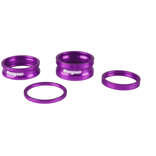 HOPE SPACE DOCTOR 1"1/8 Purple Headset Spacers Kit -välikappaleet