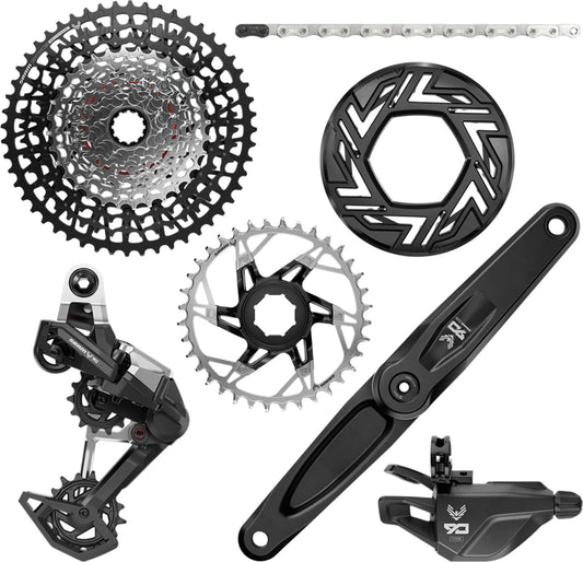 SRAM EAGLE 90 T-TYPE 12V 36T VAE-virtalähde BROSE/SRAM-moottoriin.