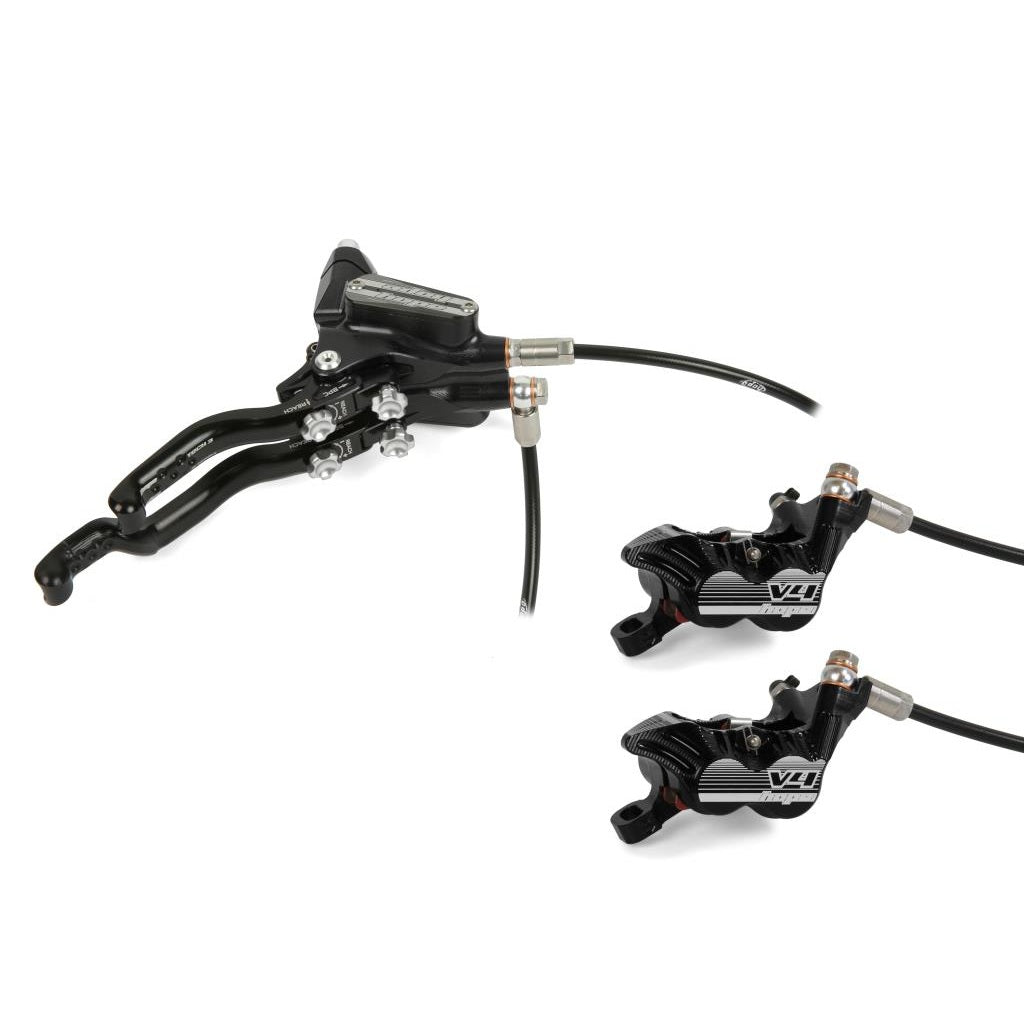 HOPE TECH 3 V4 DUO Dual Straight Brake Musta