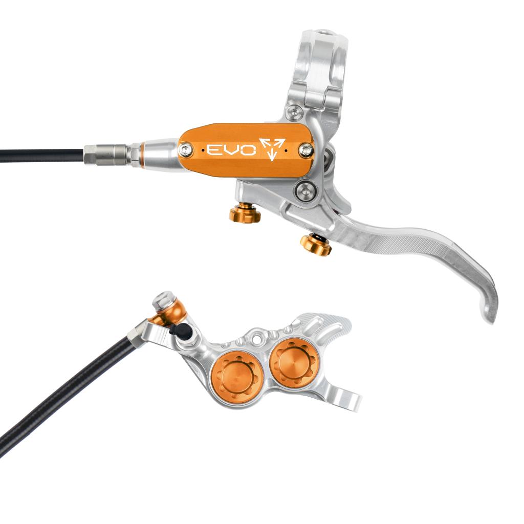 HOPE TECH 4 EVO GR4 etujarru hopea/oranssi