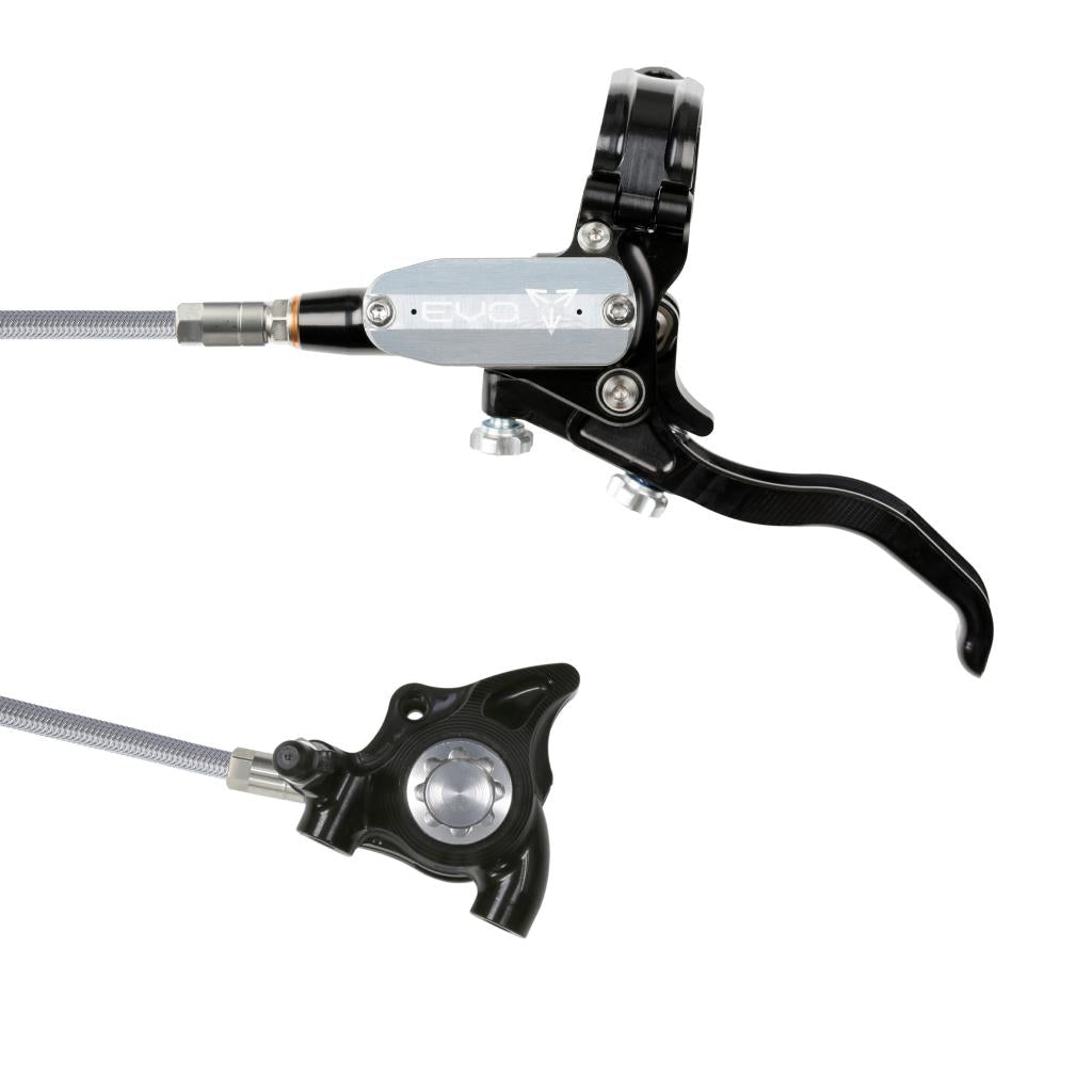 HOPE TECH 4 EVO X2 FM ilmailun etujarru musta/hopea