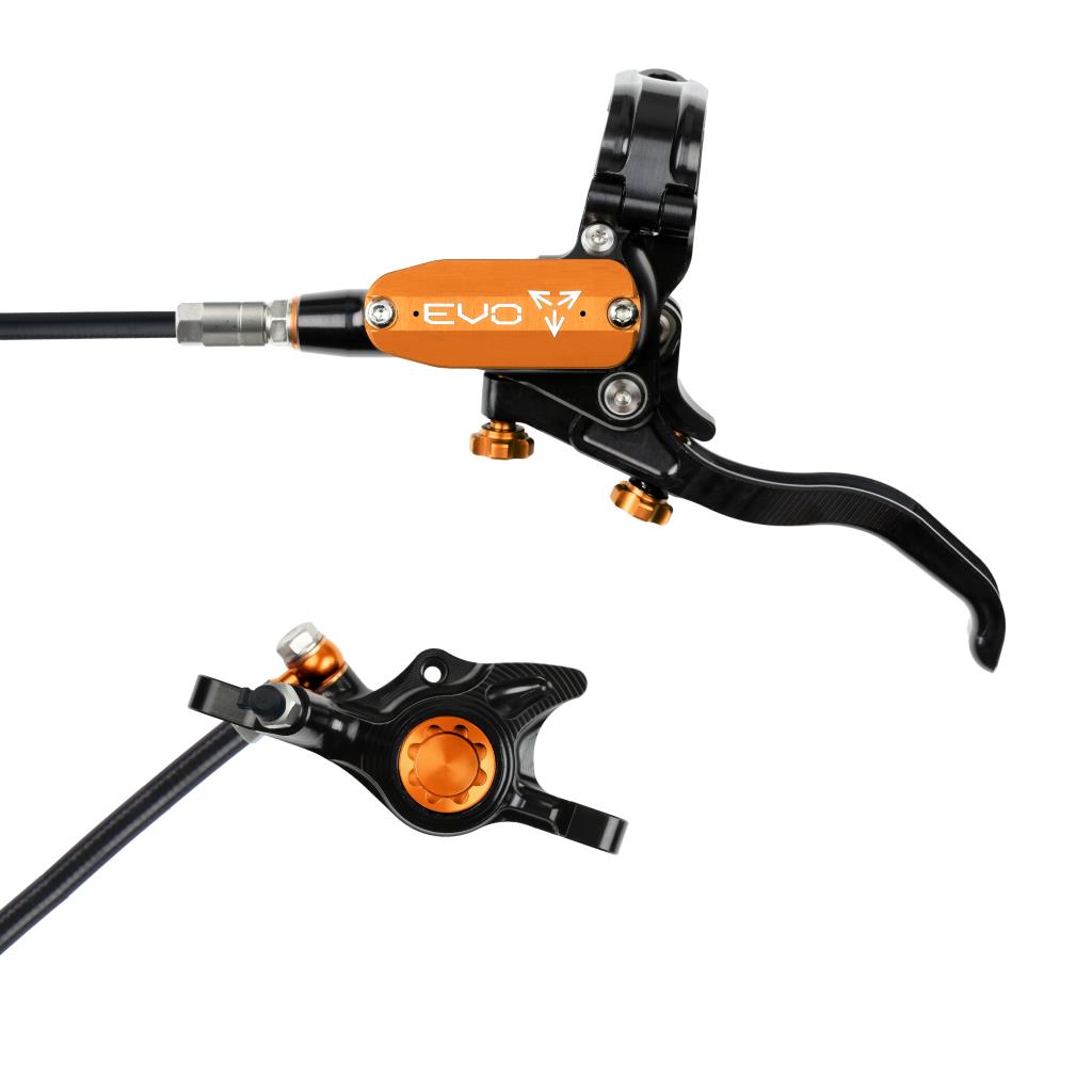 HOPE TECH 4 EVO X2 PM etujarru Musta/oranssi