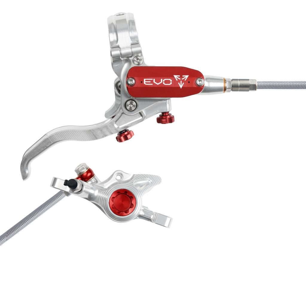HOPE TECH 4 EVO X2 PM ilmailun takajarru hopea/punainen