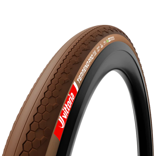 VITTORIA Terreno Pro T10 Hardpack 700x45c Gravel Race Natural Tubeless Ready Soft Beige Q2 2025 -rengas, pehmeä beige