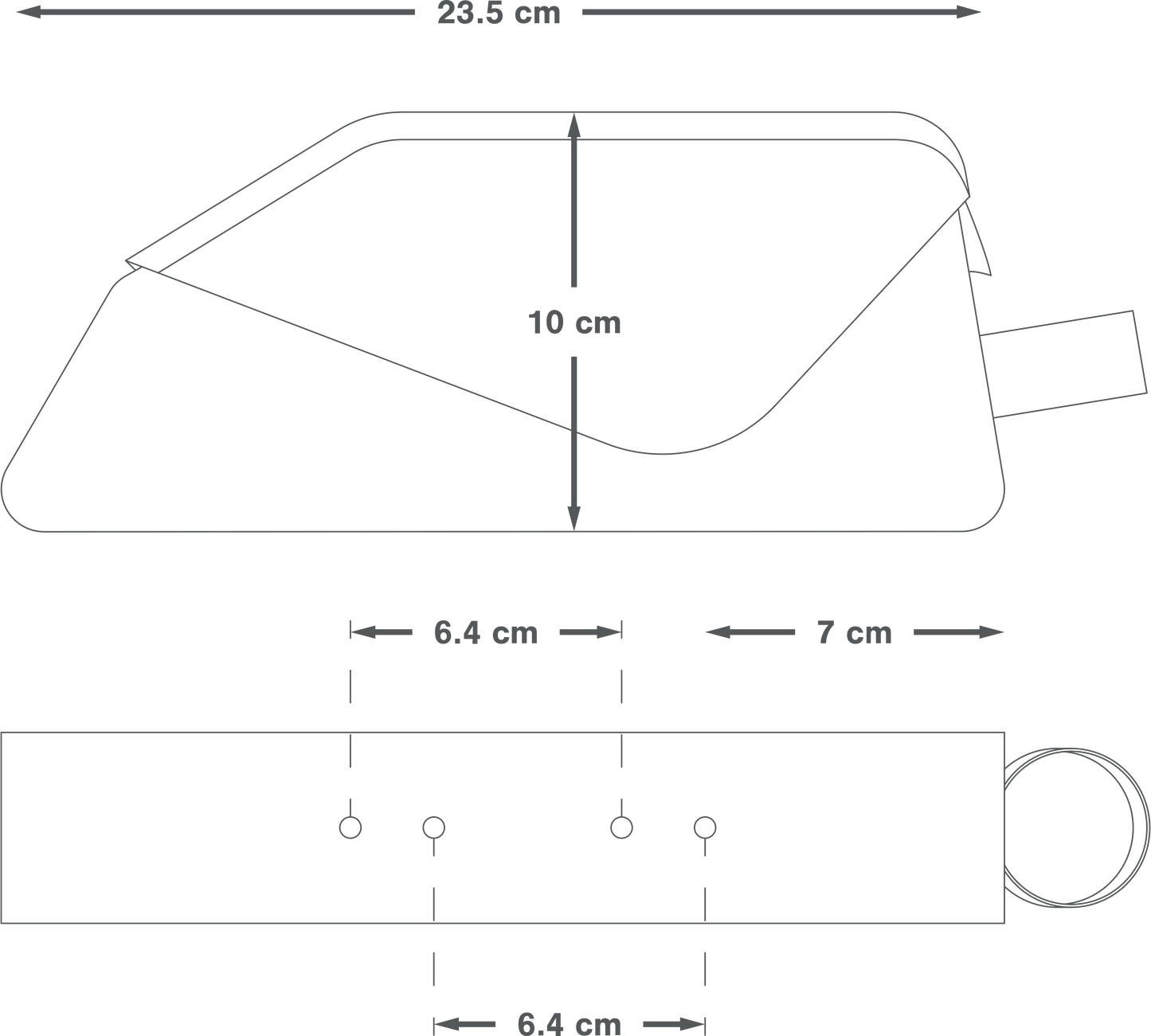 Runkolaukku APIDURA RACING BOLT-ON TOP TUBE PACK 1 L Musta