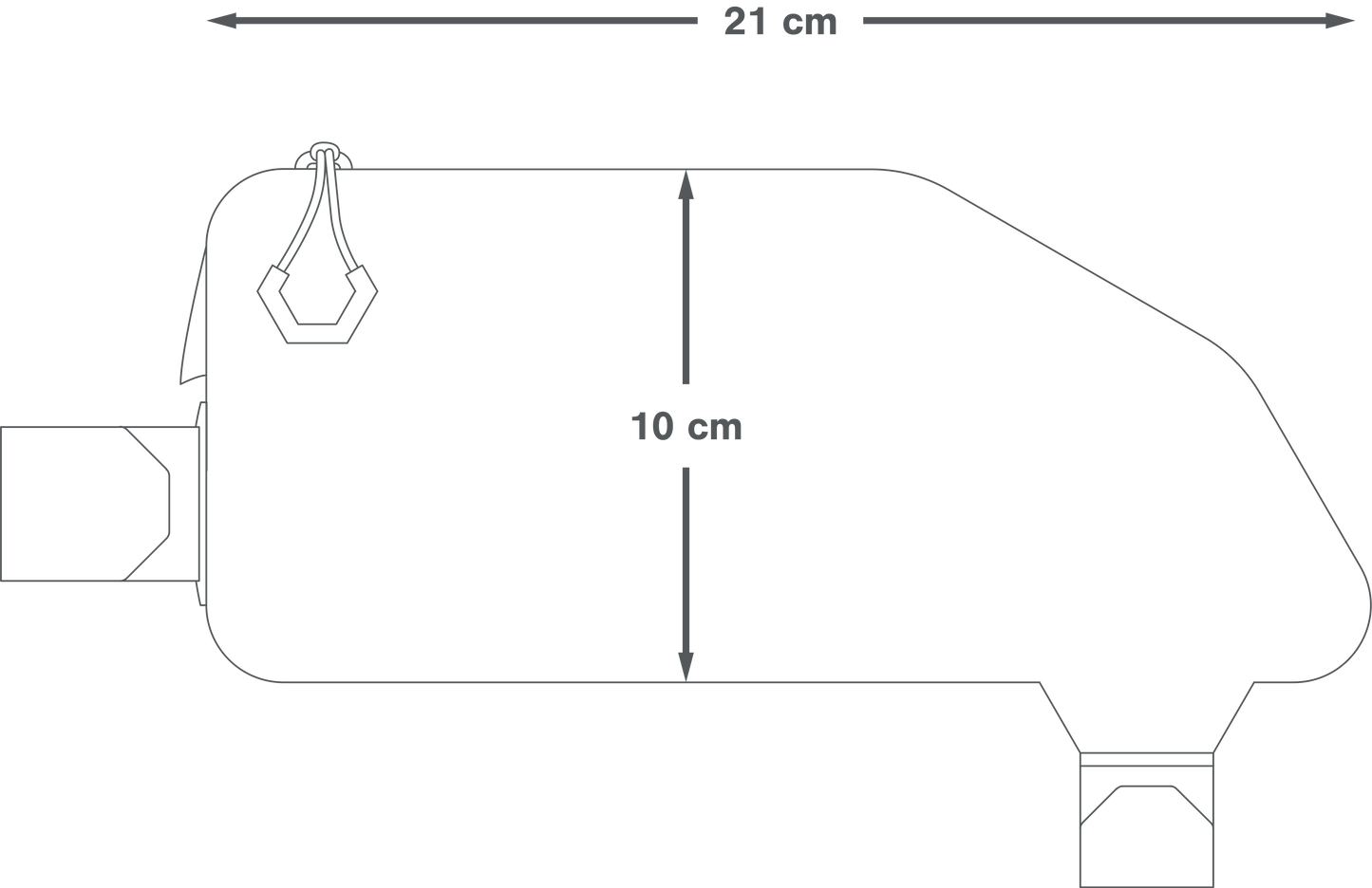 APIDURA EXPEDITION TOP TUB PACK 1 L runkolaukku musta