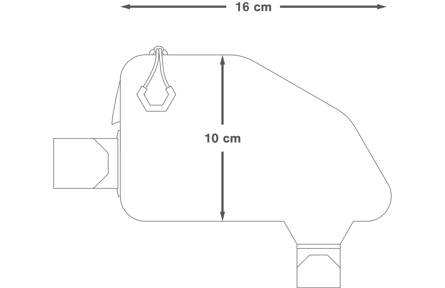 APIDURA EXPEDITION TOP TUB PACK 0.5 L runkolaukku musta