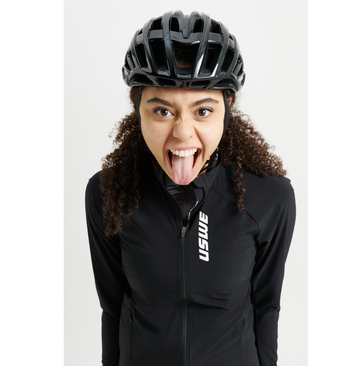 Naisten USWE WIND GRAVEL takki Musta