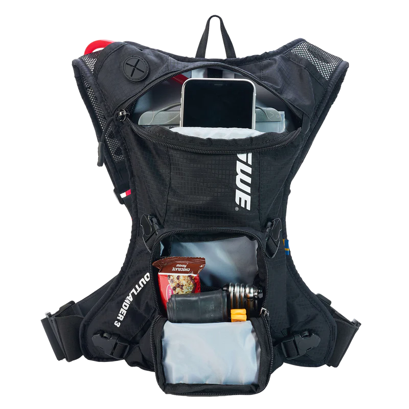 USWE OUTLANDER JR 3 L -juomareppu lapsille, musta