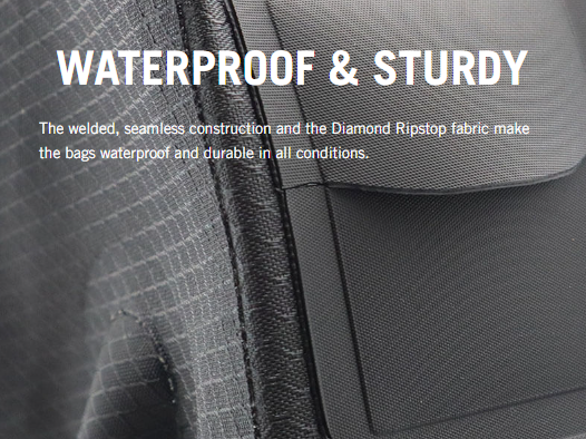 USWE ROLLTOP SADDLE BAG 9 L Musta