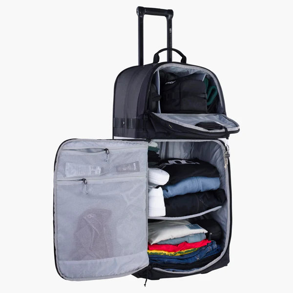 Matkalaukku EVOC WORLD TRAVELLER 125L Musta/valkoinen